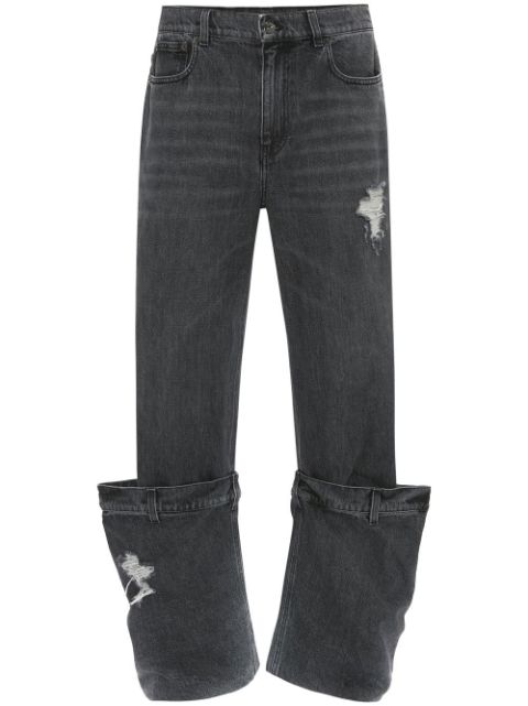 JW Anderson distressed Bucket jeans Women