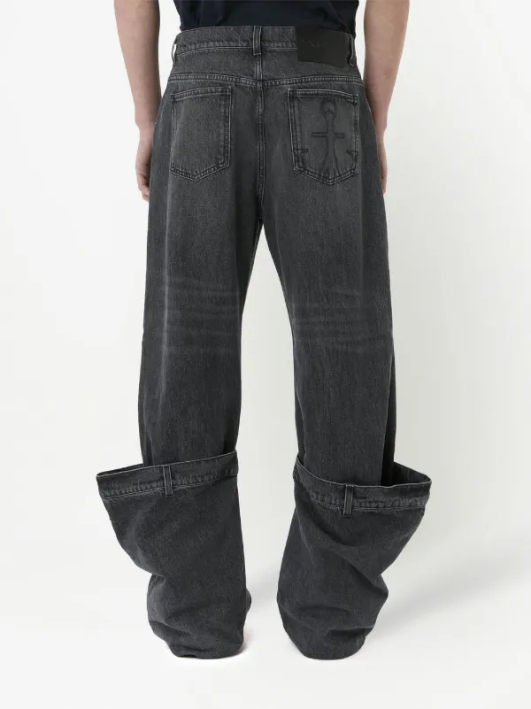希少 JW Anderson 23SS バゲット デニムジーンズ ダメージ加工 希少 JW Anderson 23SS バゲット デニムジーンズ ダメージ加工