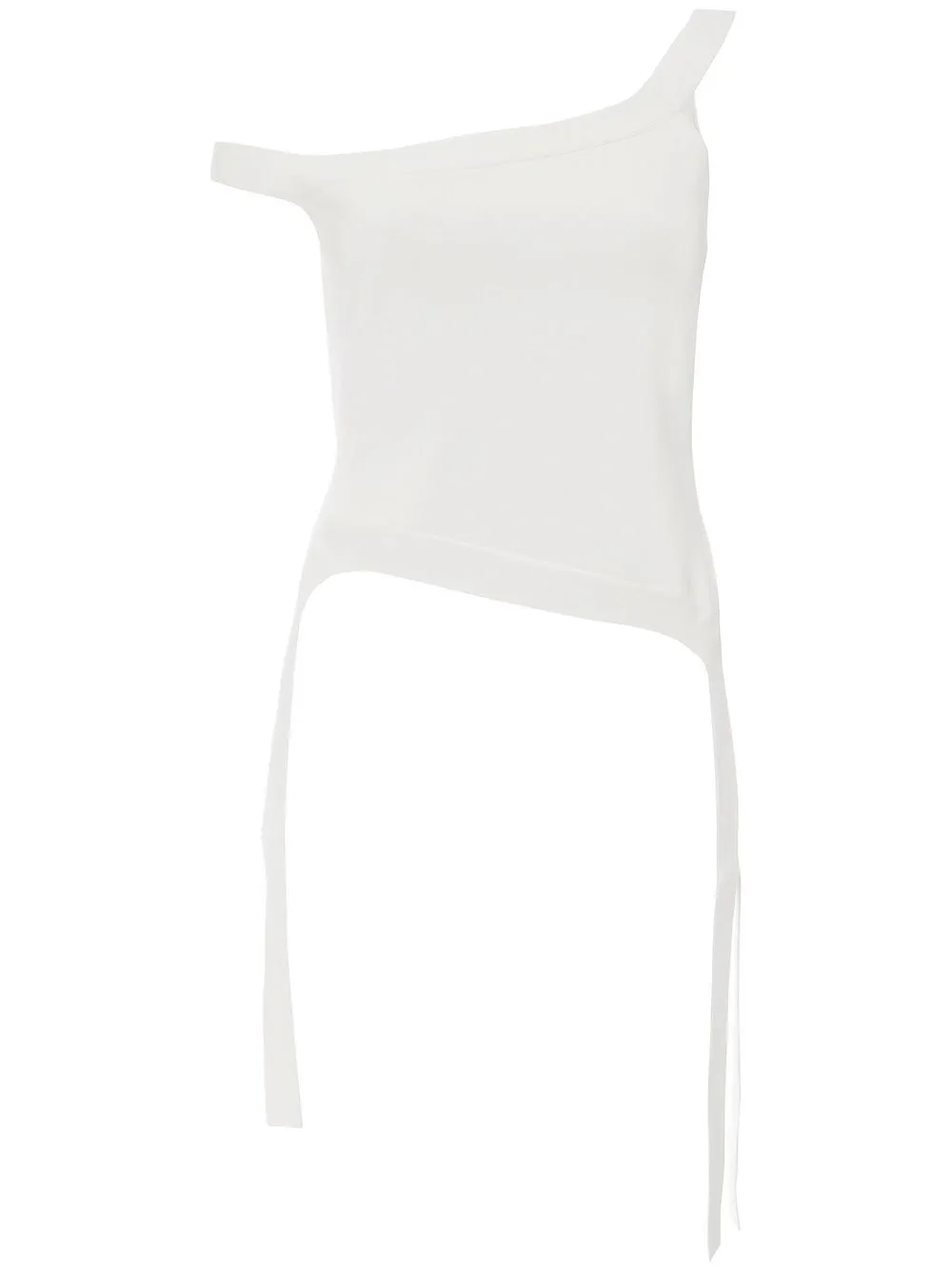 

JW Anderson asymmetric vest top - White