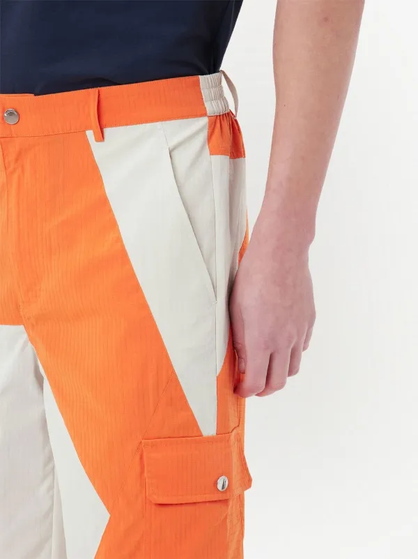 パンツ Jw Anderson Orange Leather Pant JW Anderson パッチワーク パンツ | オレンジ | FARFETCH JP