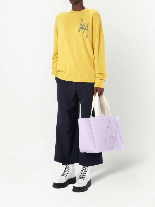 JW Anderson JWA クルーネック セーター | イエロー | FARFETCH JP