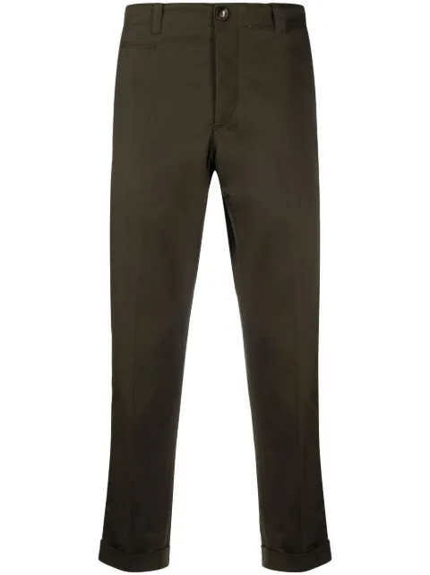 PT Torino buckle-detail cropped trousers