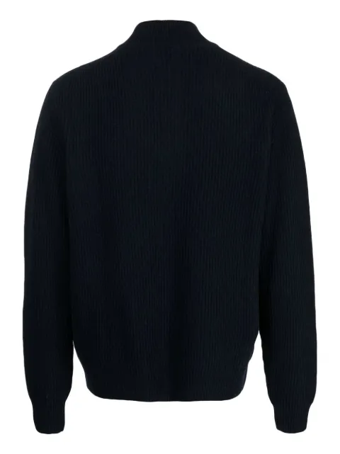 Boglioli ribbed-knit zip-up Jumper - Farfetch