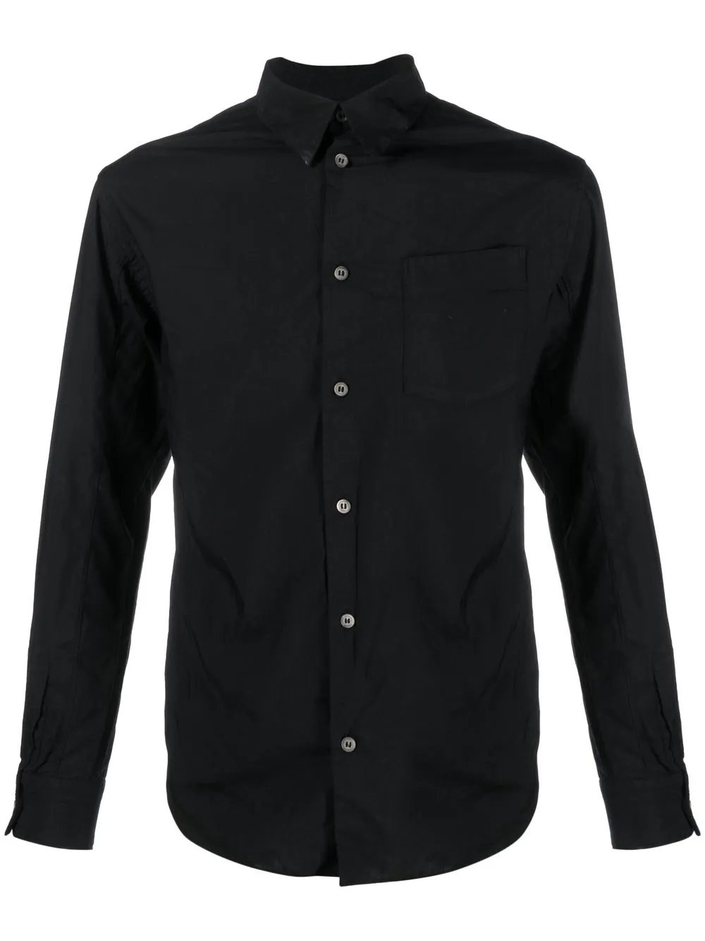 

Black Comme Des Garçons patch-pocket long-sleeve shirt