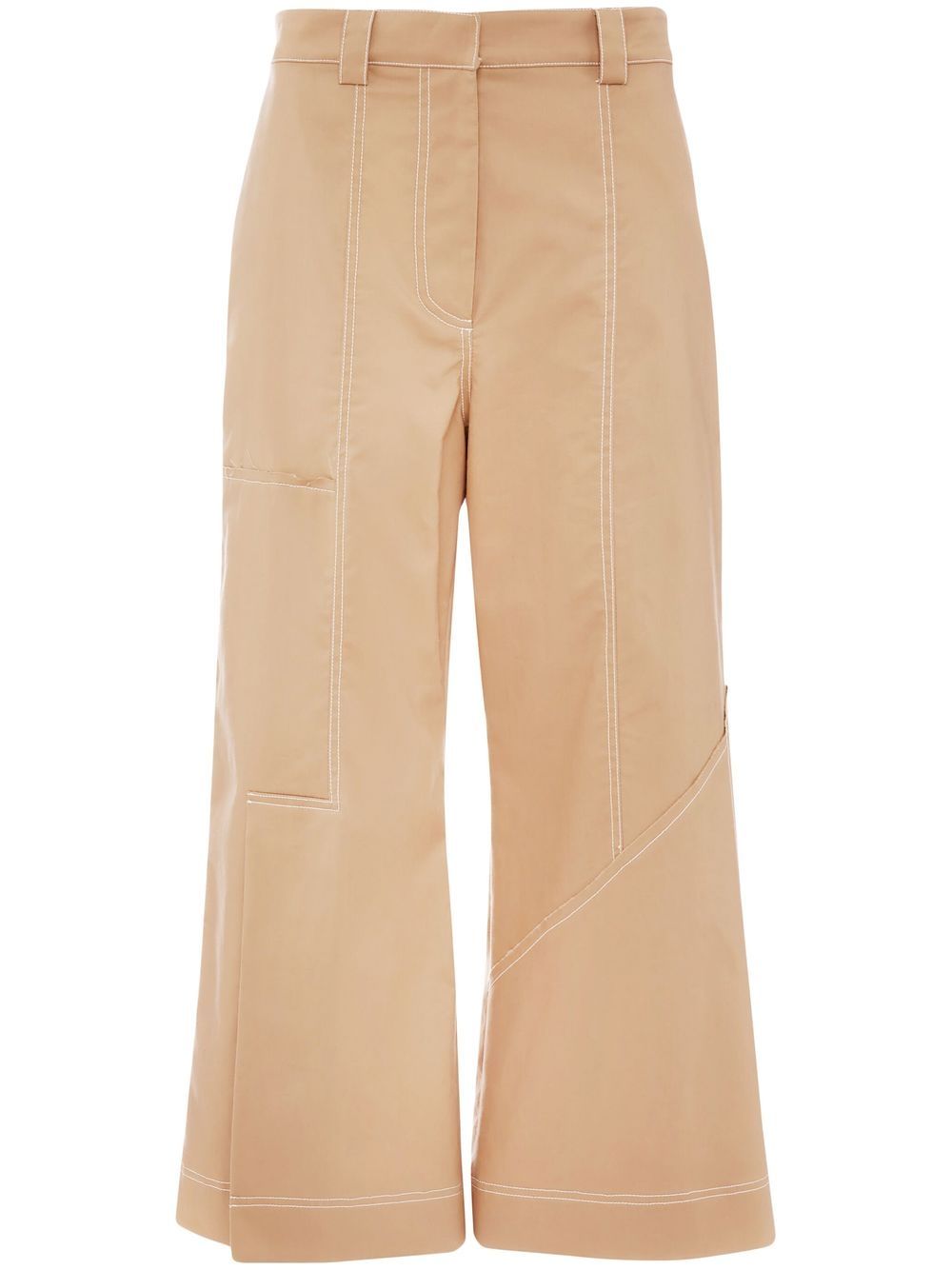 

JW Anderson cropped wide-leg trousers - Neutrals