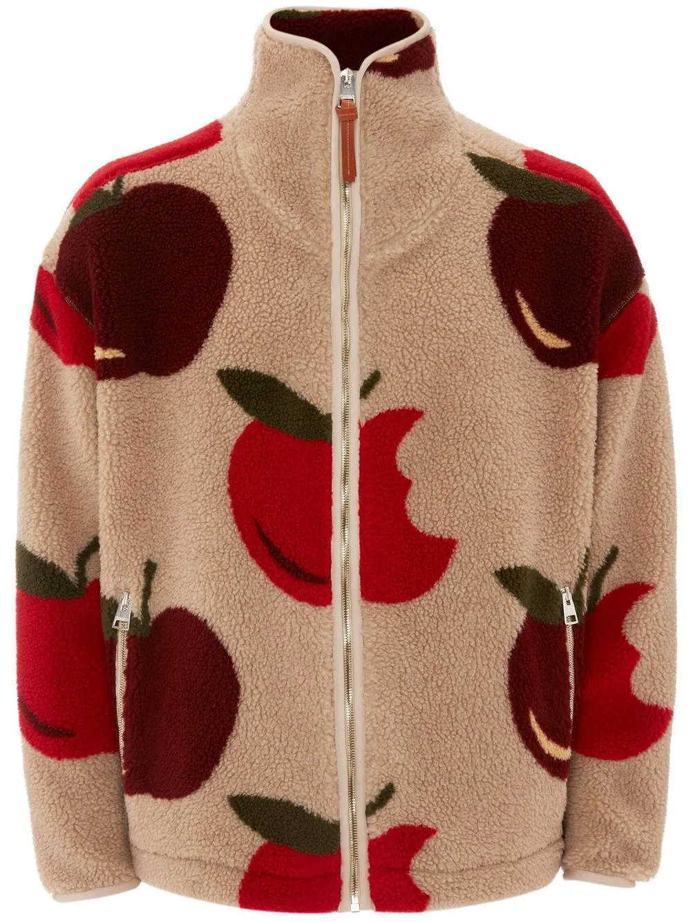 

JW Anderson chamarra con manzanas estampadas - Neutro