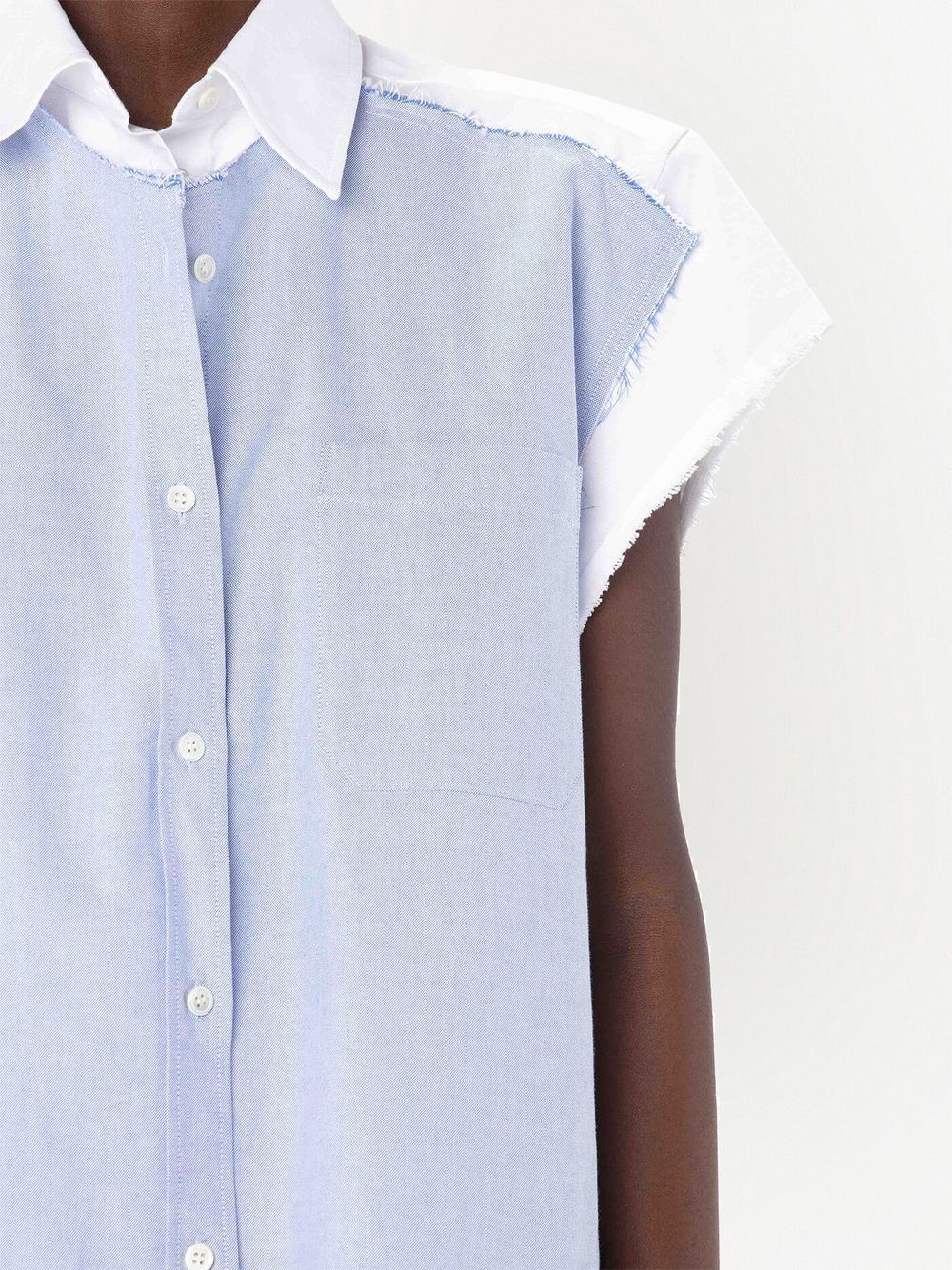 JW Anderson layered-detail shirt dress Women