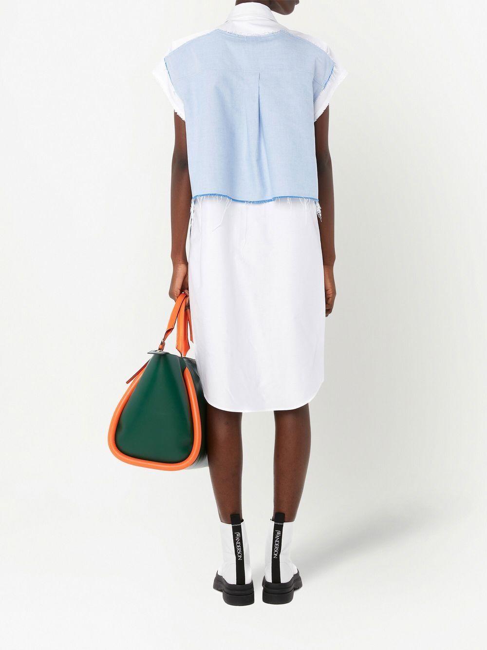 JW Anderson layered-detail shirt dress Women