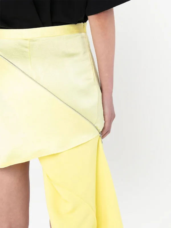 JW Anderson ジップディテール ミニスカート | イエロー