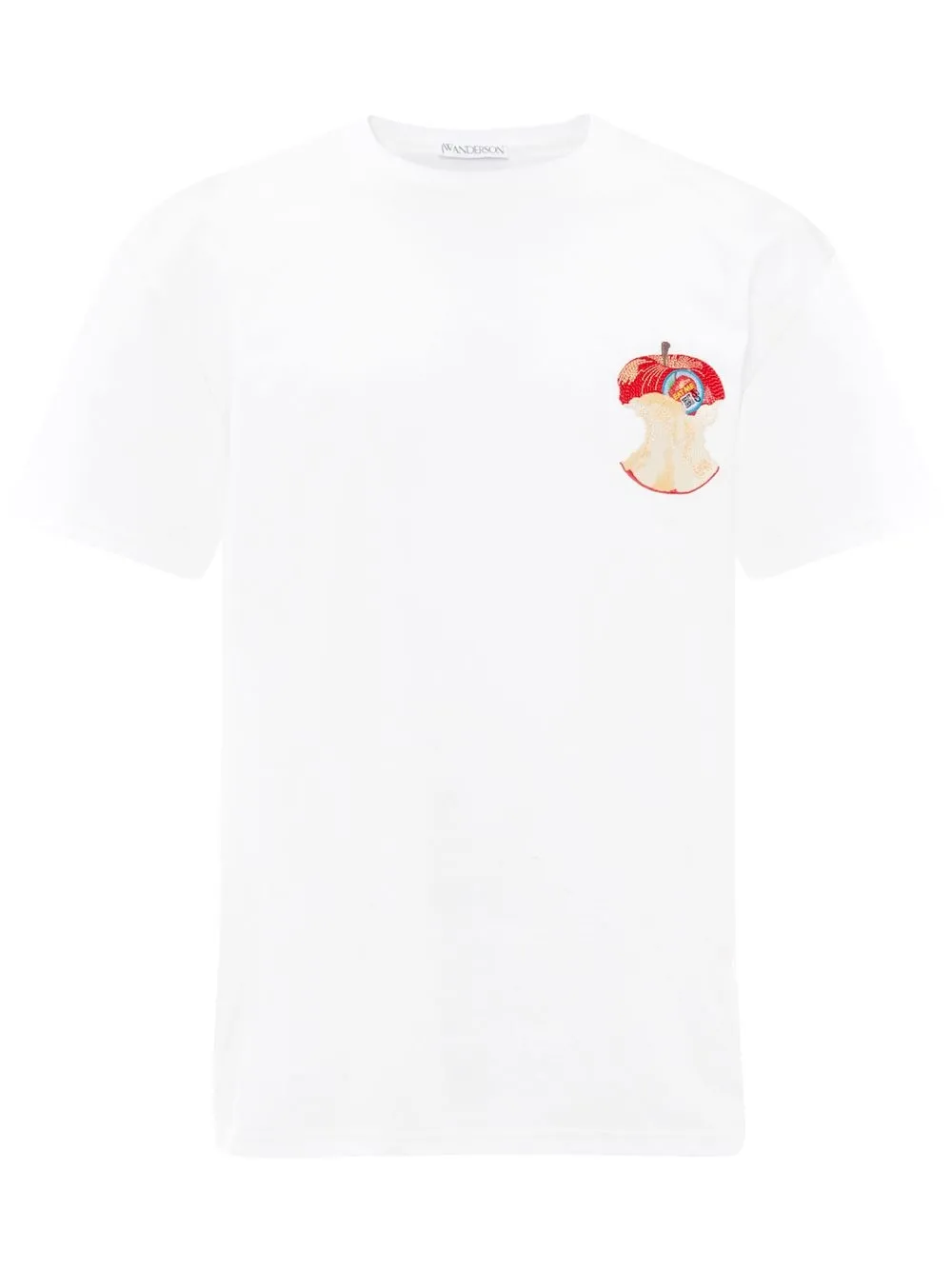 

JW Anderson apple core logo T-shirt - White