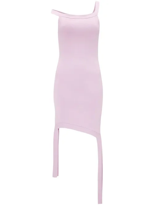Robe courte en maille à design patchwork - JW Anderson - Modalova