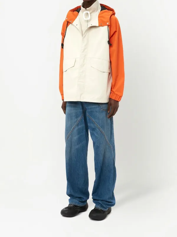 JW ANDERSON パデッドレザー クロップドジャケット【関税なし】 JW Anderson ハイネック レザージャケット | ブラック | FARFETCH JP