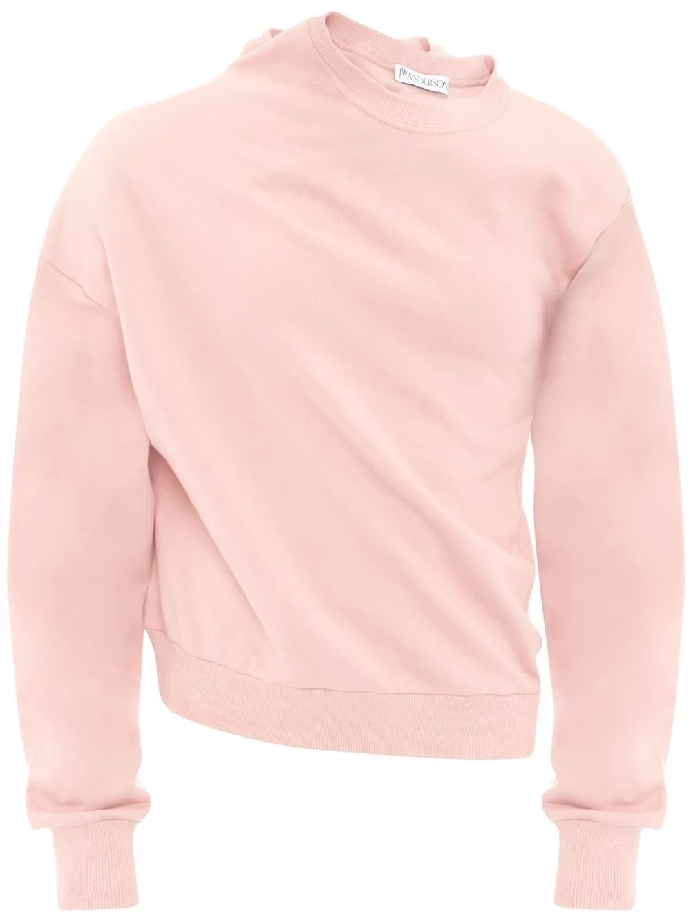 

JW Anderson sudadera con diseño retorcido - Rosado