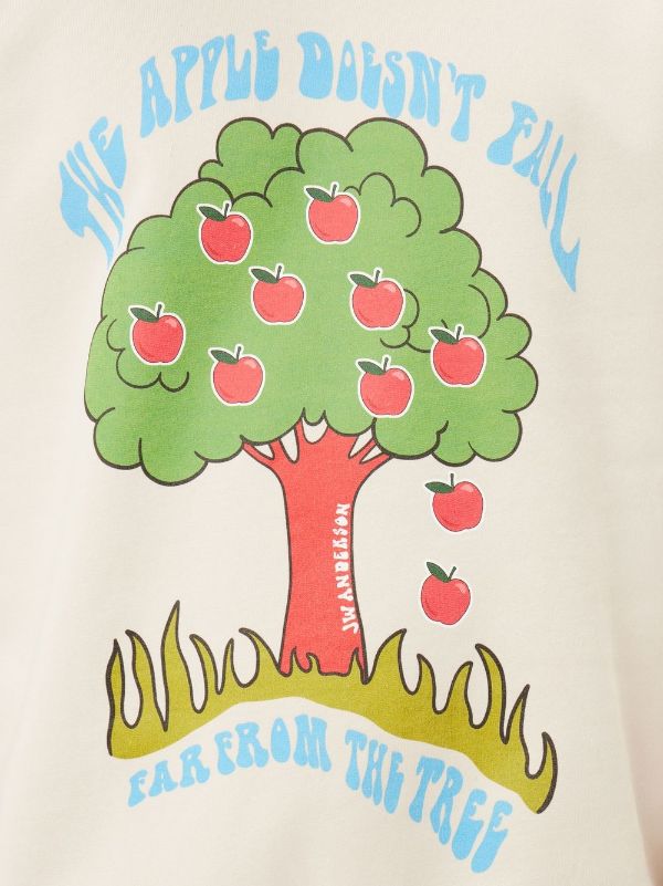 JW Anderson Apple Tree graphic-print Sweatshirt - Farfetch