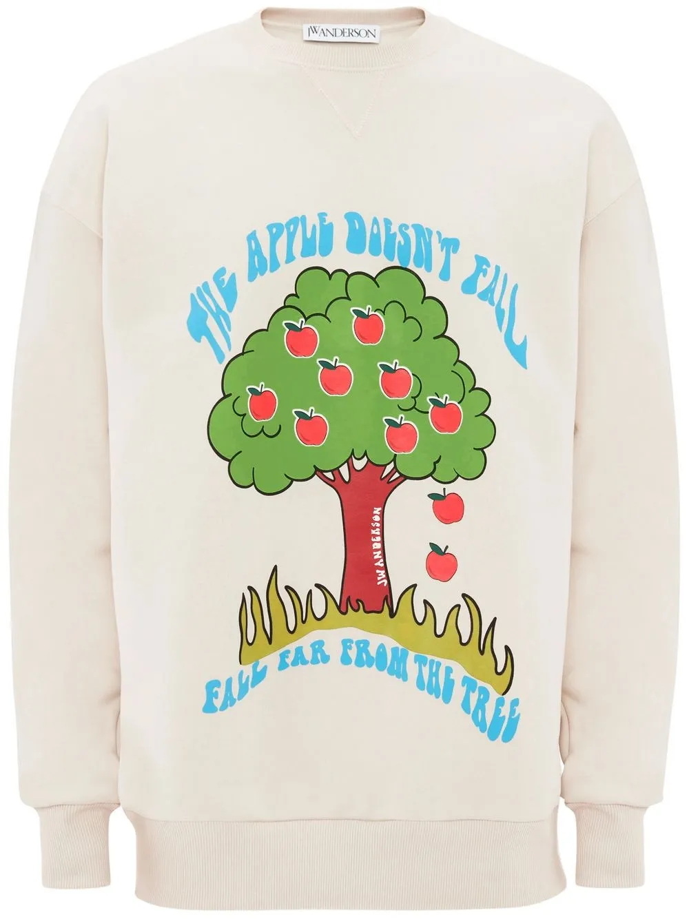 JW ANDERSON APPLE TREE GRAPHIC-PRINT SWEATSHIRT