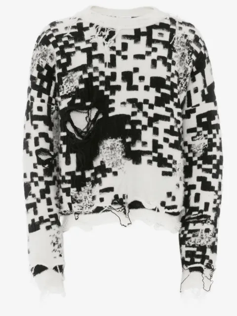 JW Anderson QR-code knit jumper