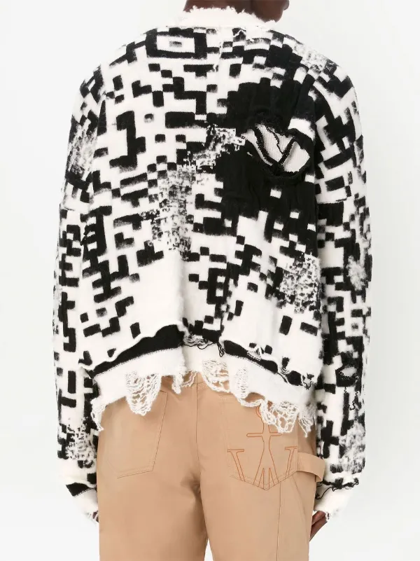 JW ANDERSON - COLOR BLACK HOODIE / カラーブロックフーディー