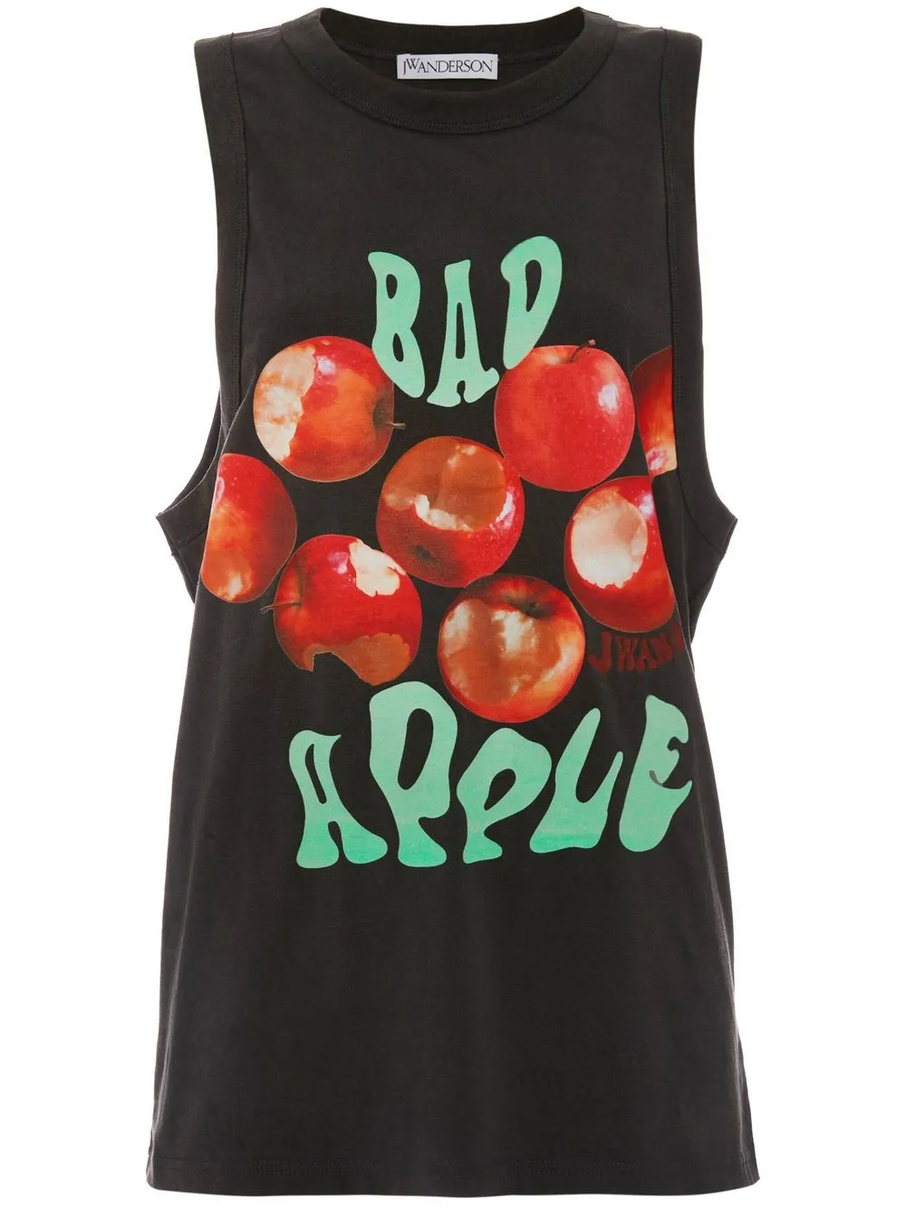 

JW Anderson camiseta con motivo Bad Apple - Negro