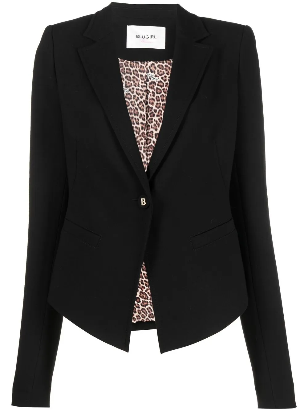 

Blugirl tailored single-breasted blazer - Black