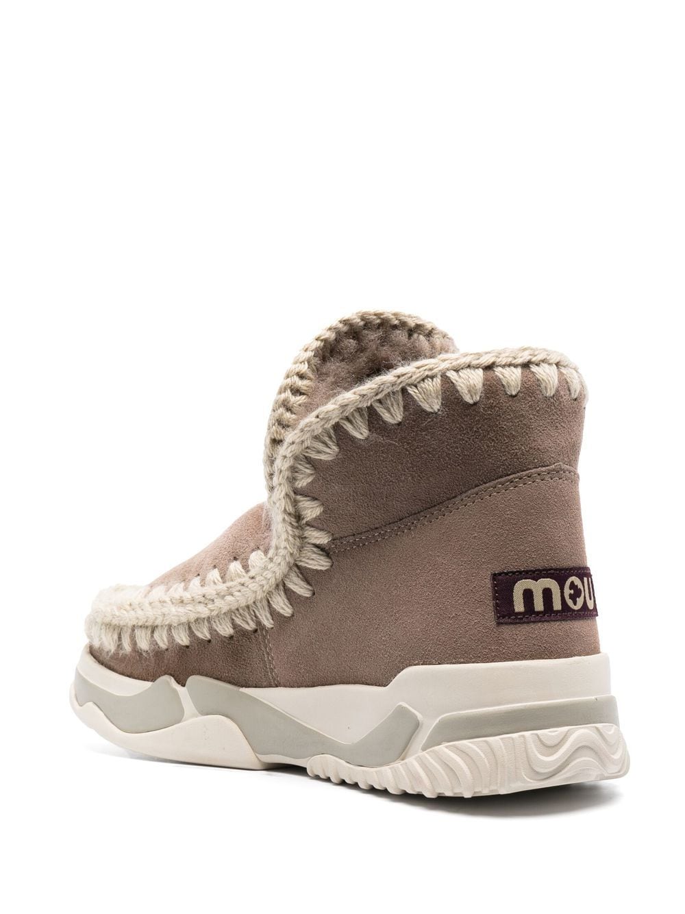 Shop Mou Eskimo High-top Sneakers In Neutrals
