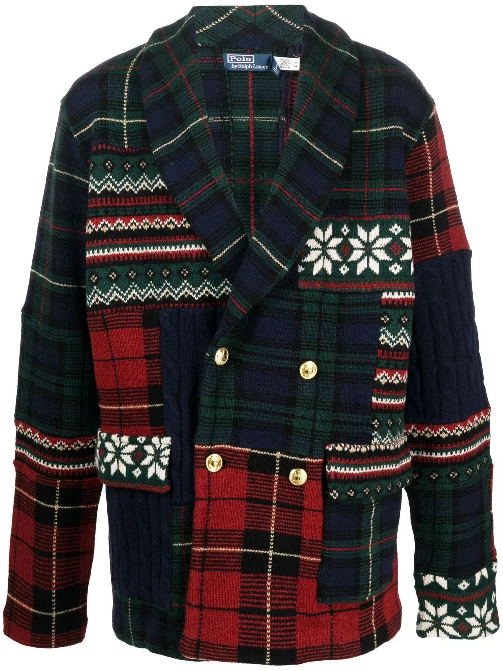 

Polo Ralph Lauren patchwork double-breasted blazer - Blue