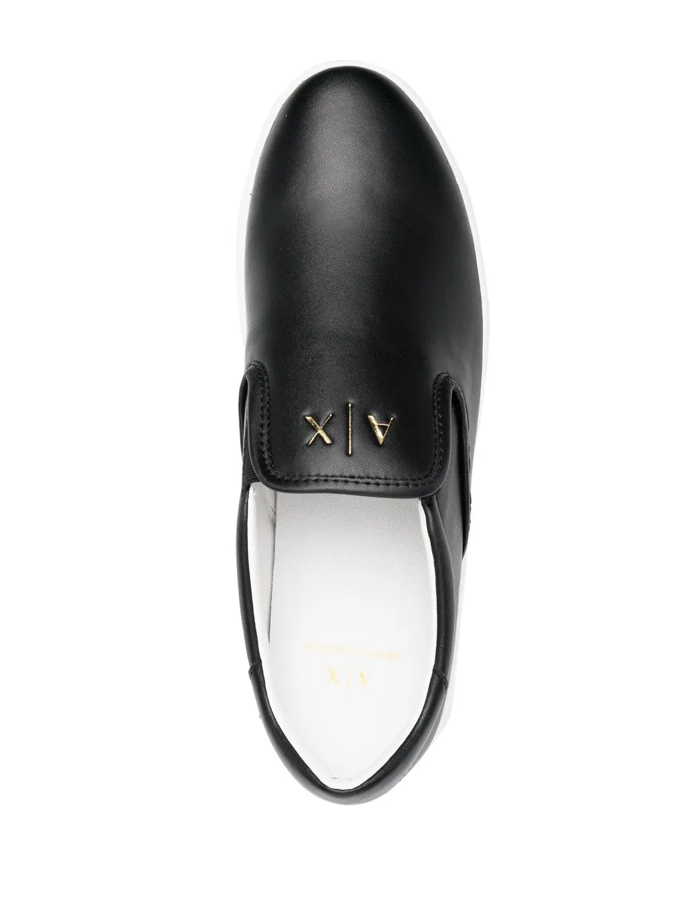 Armani Exchange logolettering slipon Sneakers Farfetch