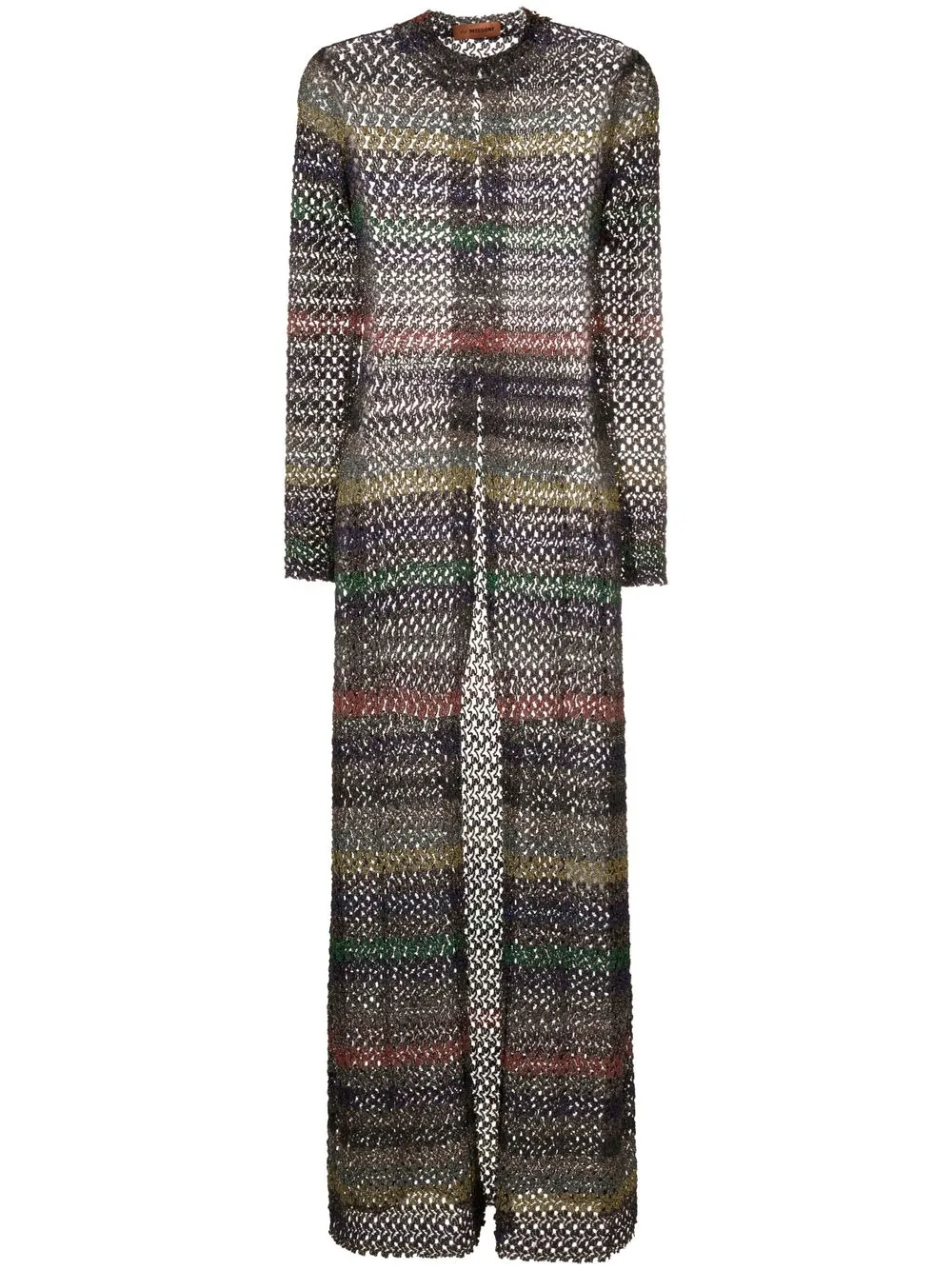 

Missoni open-knit longline cardigan - Blue