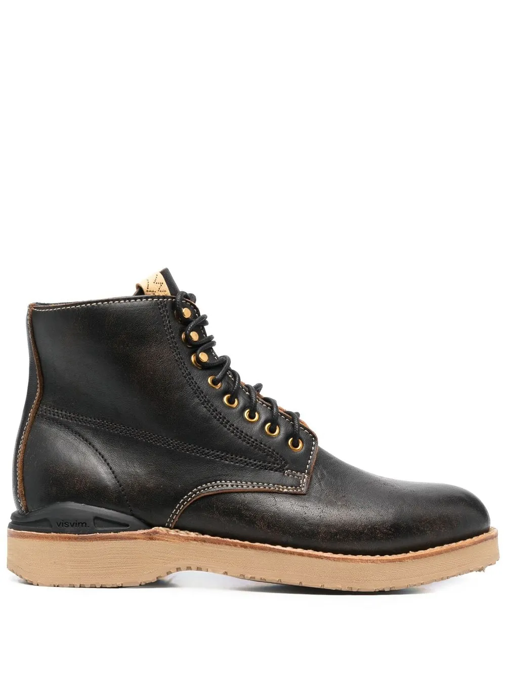 

visvim Virgil lace-up ankle boots - BLACK