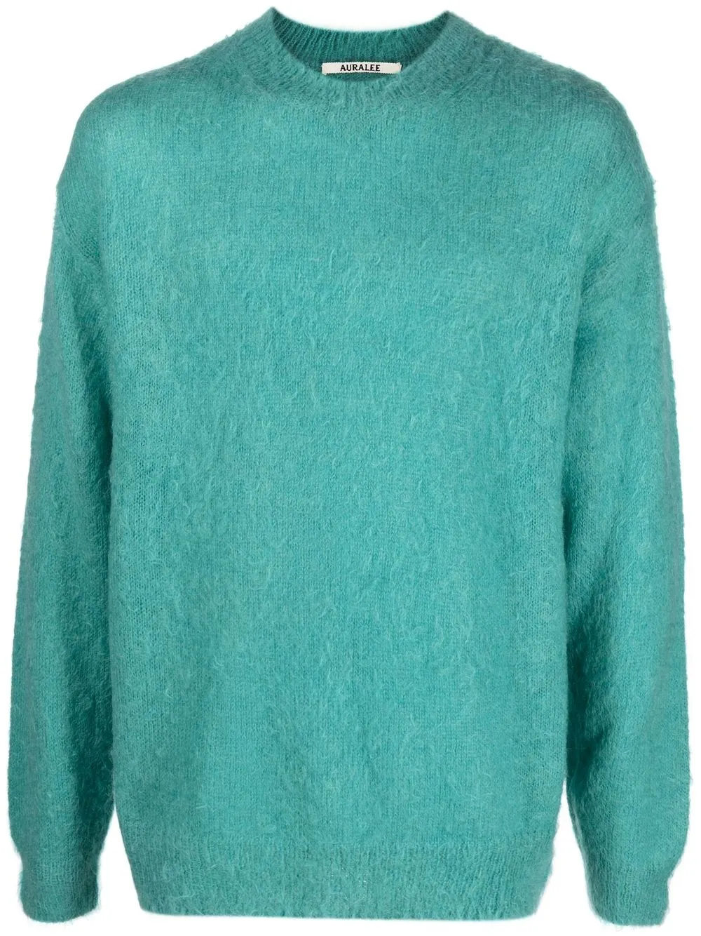 

Auralee knitted crew-neck jumper - Blue