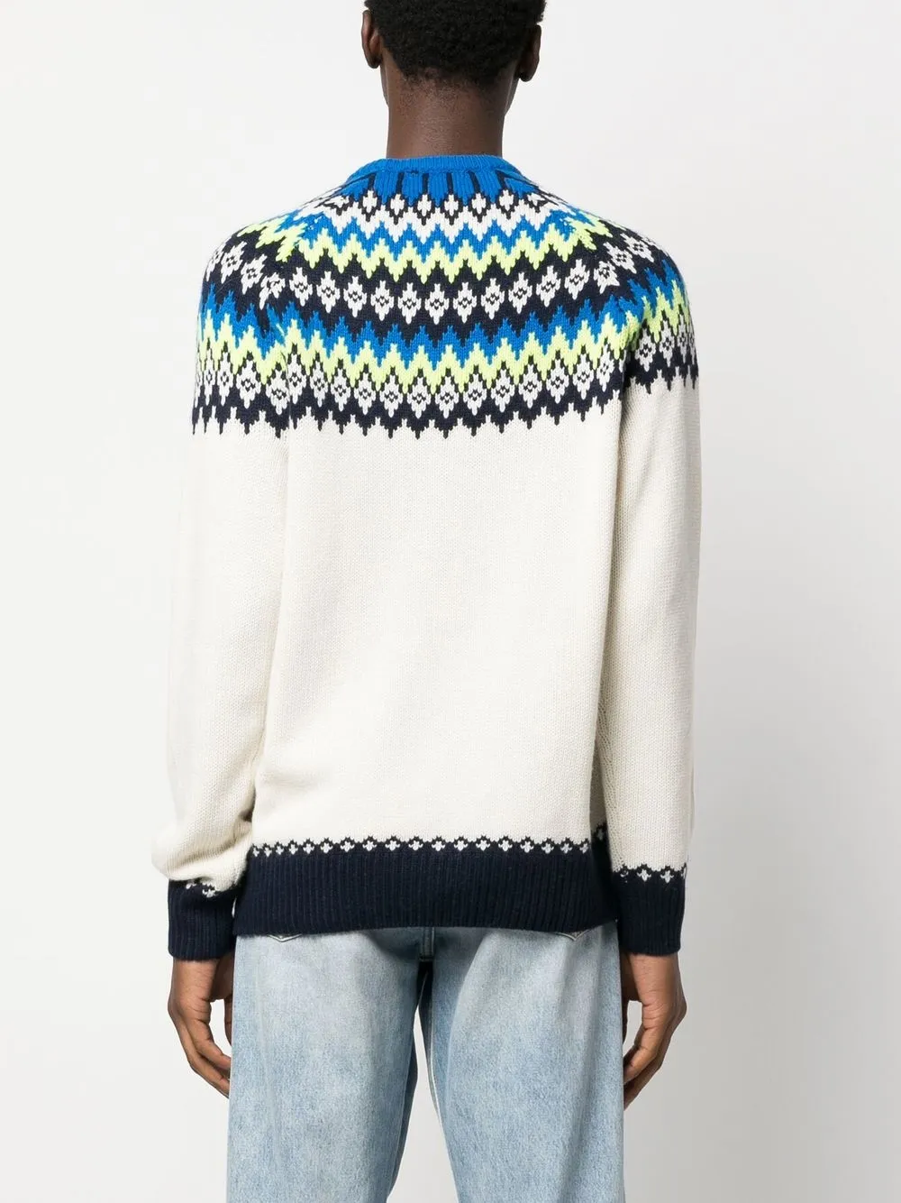 Mc2 Saint Barth Logo Intarsia Knit Jumper Farfetch