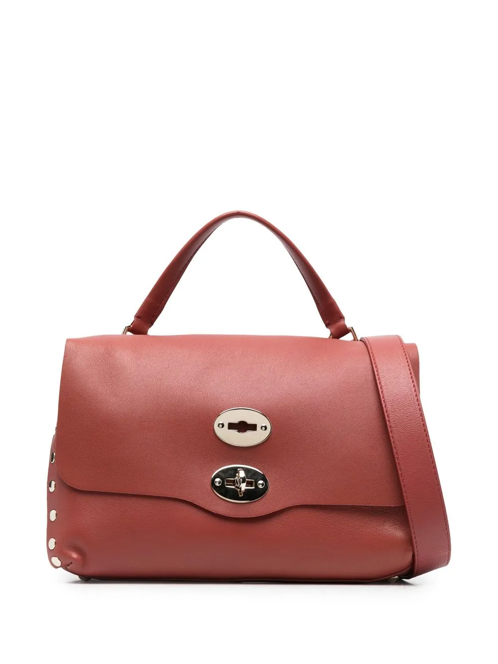 

Zanellato stud-detail leather tote bag - Red