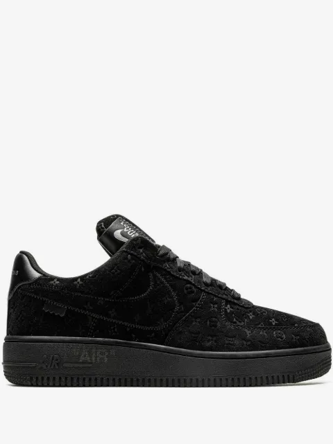 Nike x Louis Vuitton x Virgil Abloh Air Force 1 Low "Black/Black" sneakers