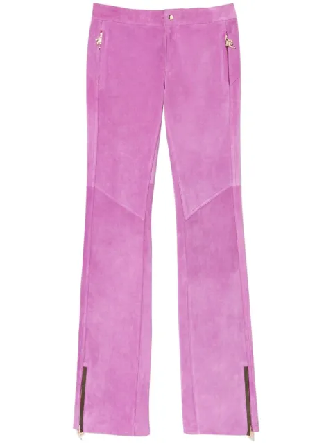 PUCCI - zip-cuff suede flared trousers