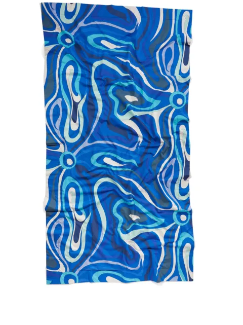 PUCCI - graphic-print cotton beach towel