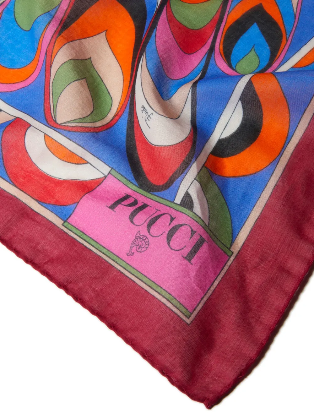 PUCCI patchwork-print cotton sarong - Roze