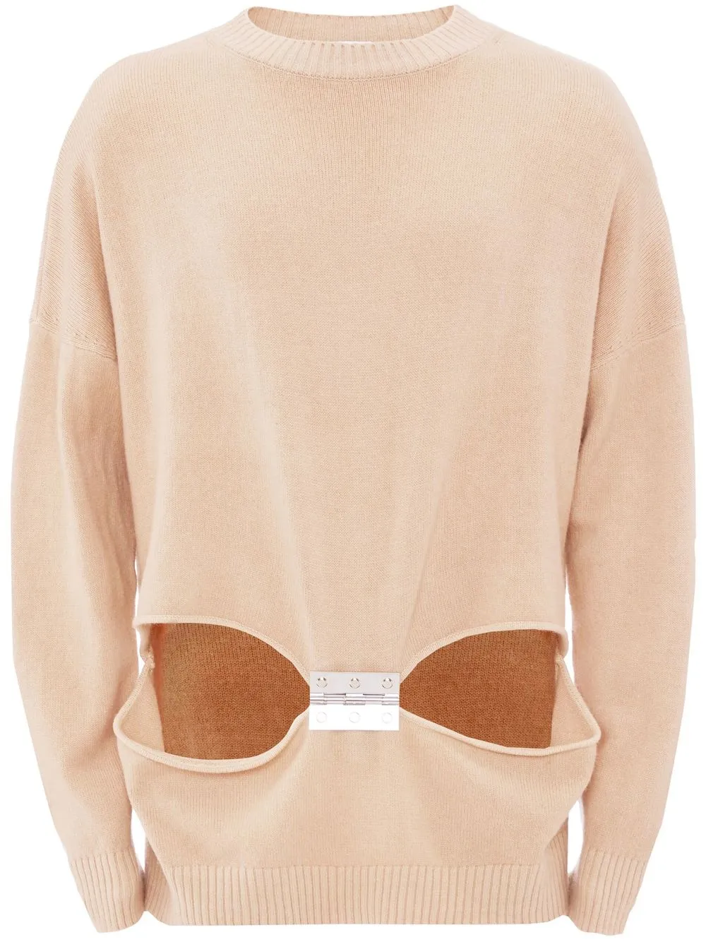 

JW Anderson hinge-detail crewneck sweater - Neutrals