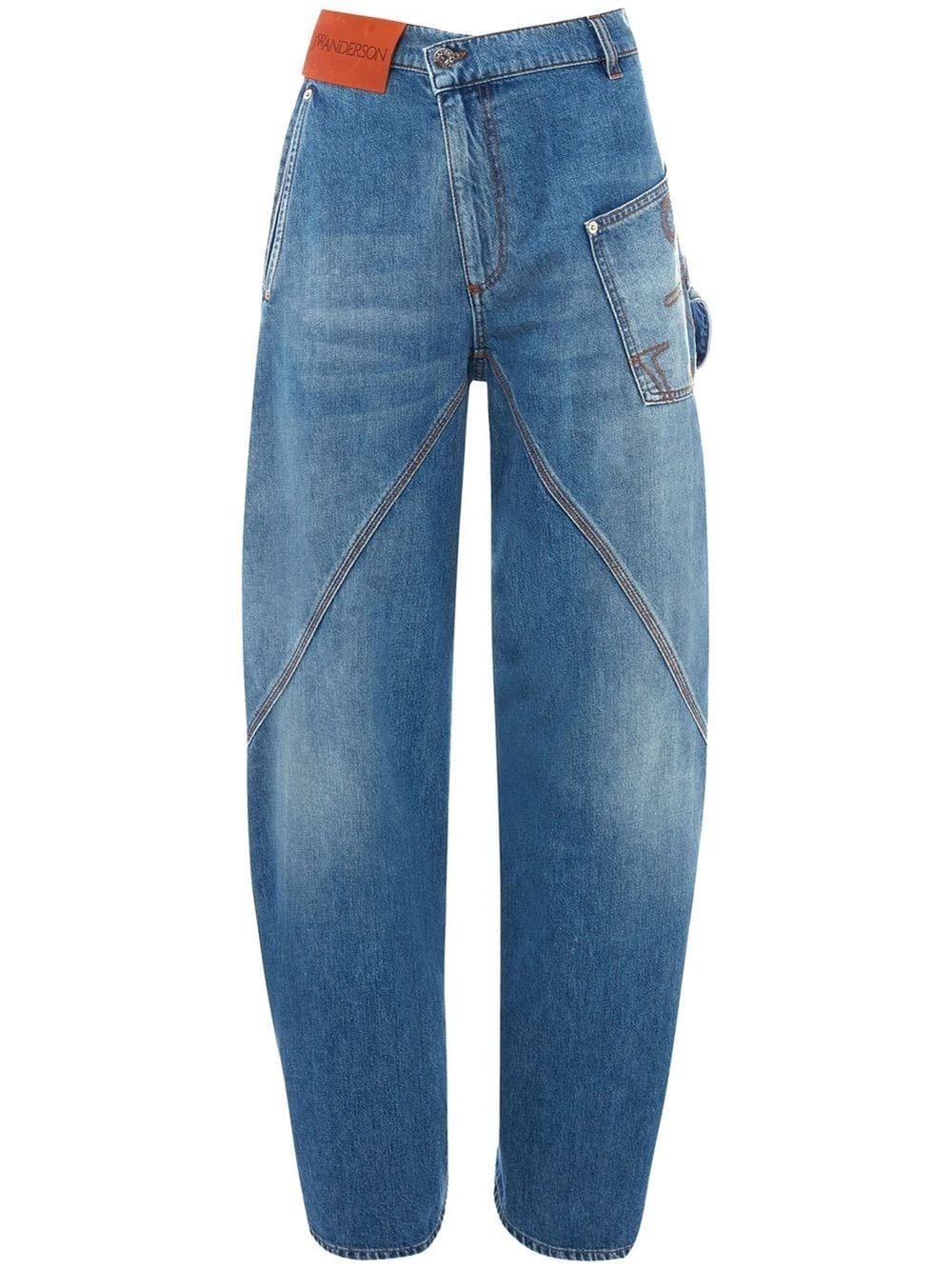 JW ANDERSON TWISTED WORKWEAR WIDE-LEG JEANS