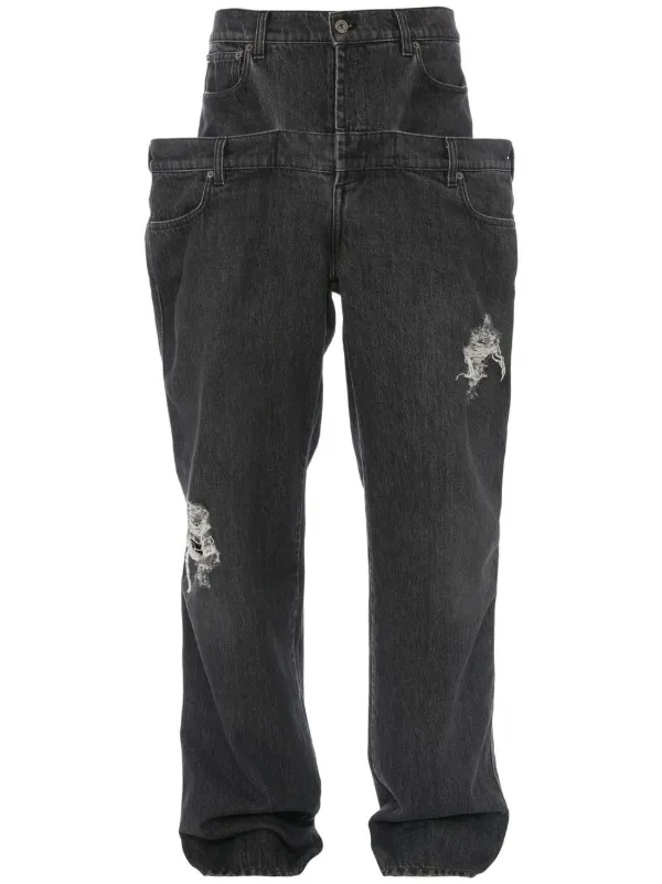 JW Anderson Padlock Strap Slim Fit Denim Jeans