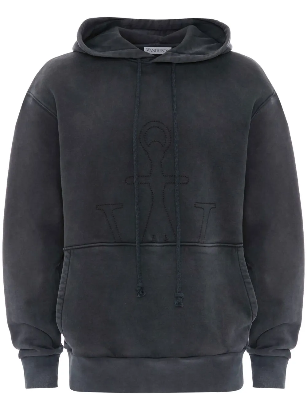 

JW Anderson logo-embroidered hoodie - Black