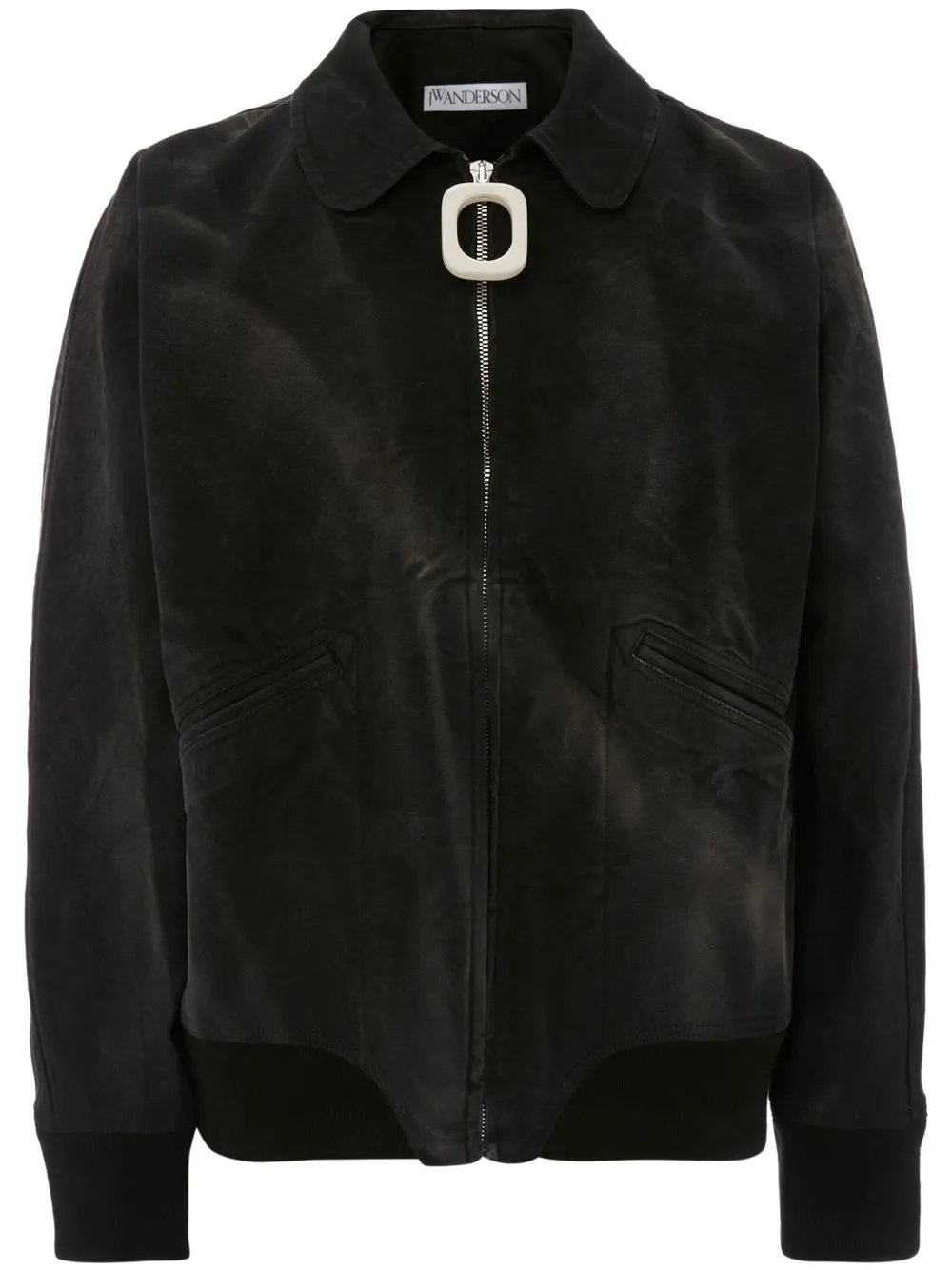 

JW Anderson long-sleeve zip-up jacket - Black