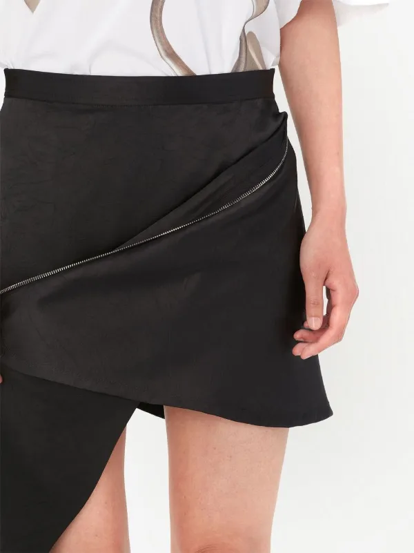 JW Anderson ジップディテール ミニスカート | ブラック
