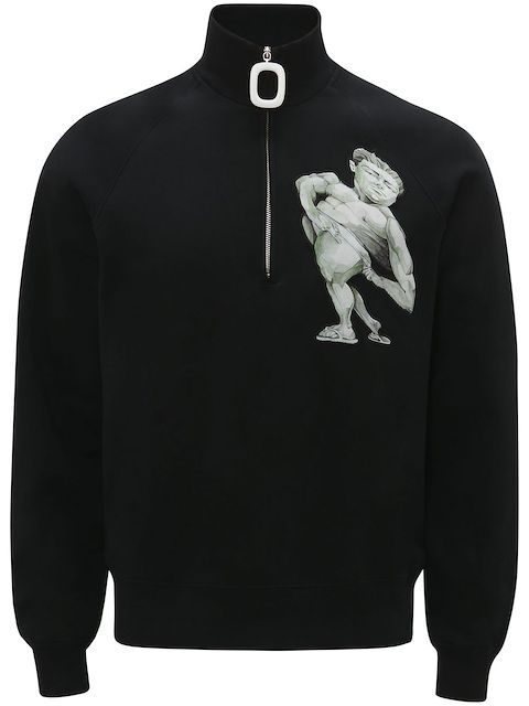 JW Anderson Anglada ハーフジップ セーター