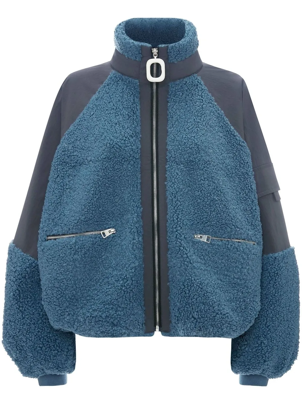 JW Anderson colour-block zip-up Fleece - Farfetch