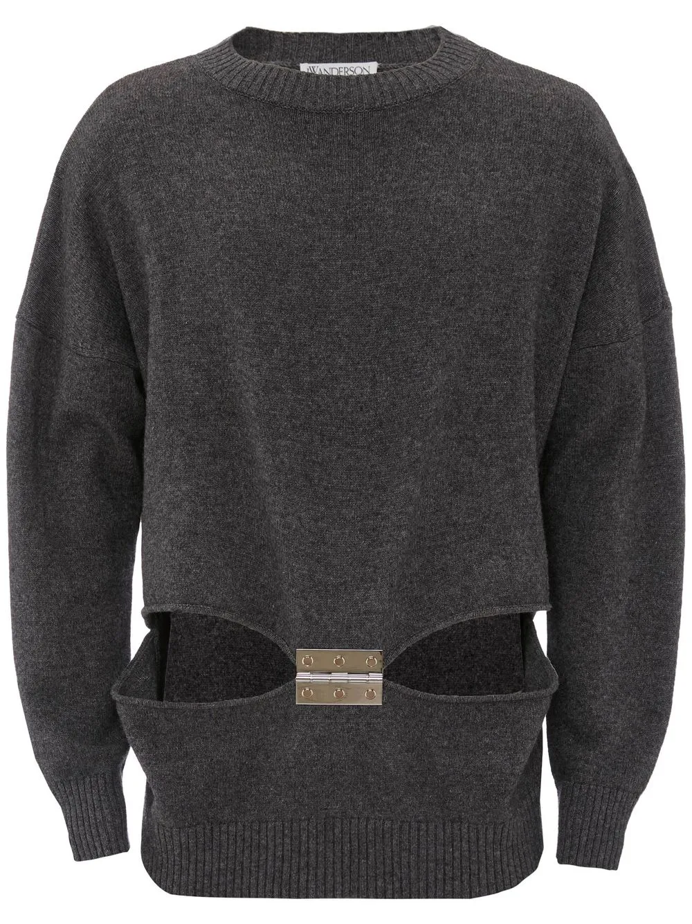 

JW Anderson hinge-detail cut-out sweater - Grey