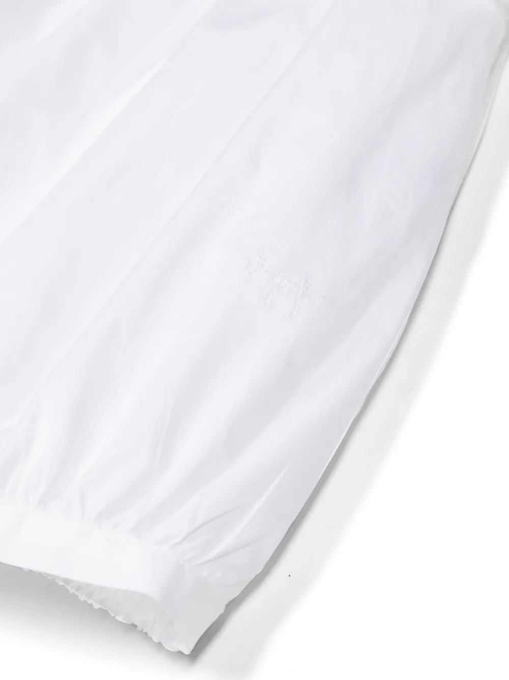 Il Gufo scallop-edge cotton shorties - White