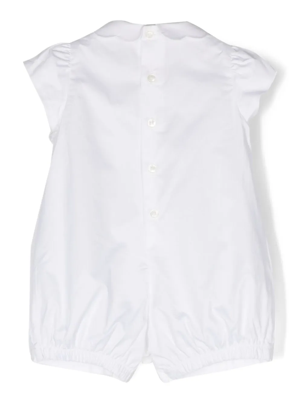 Il Gufo Shorts met gewelfde afwerking - Wit