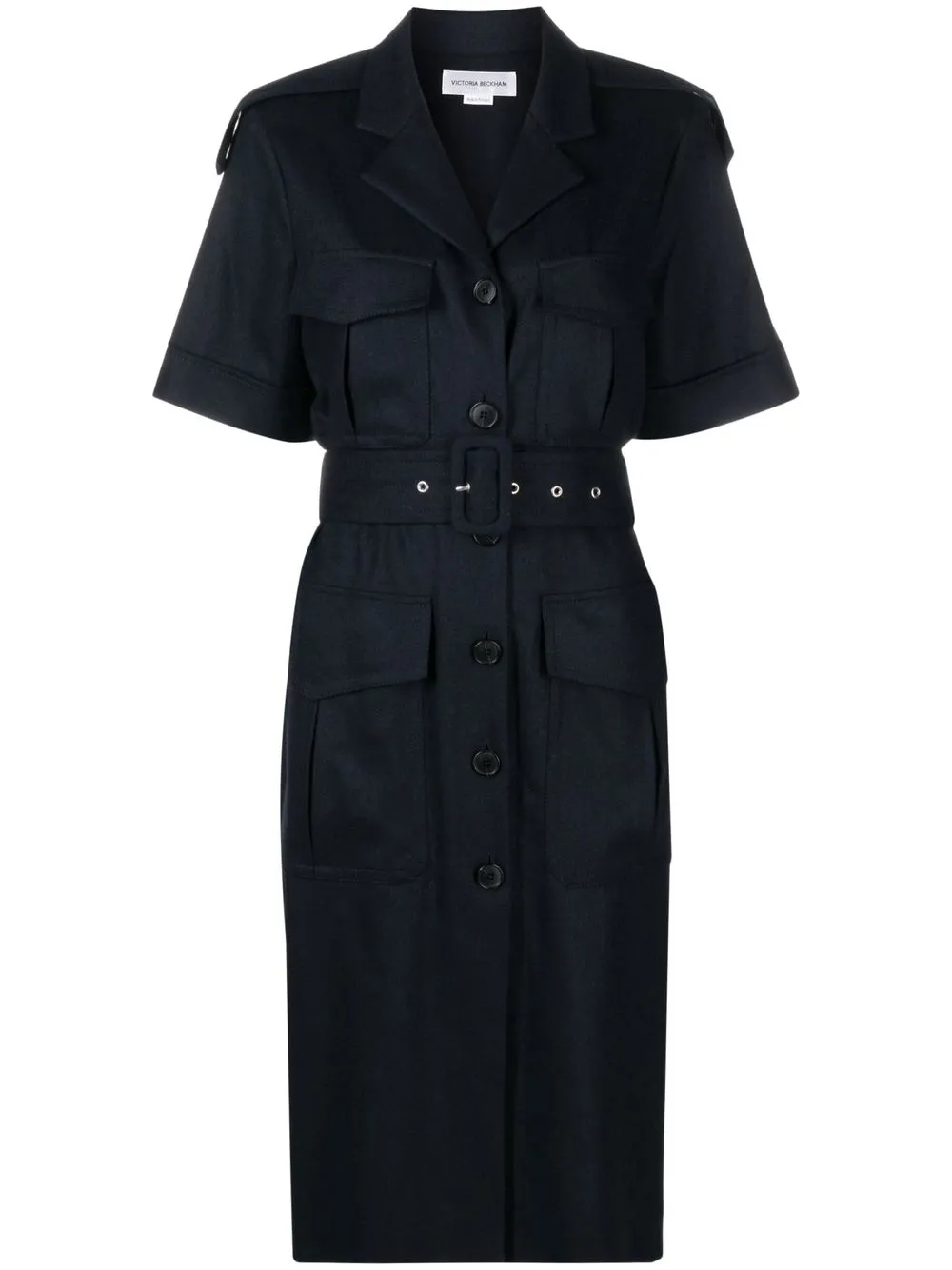 

Victoria Beckham belted shirt dress - Blue