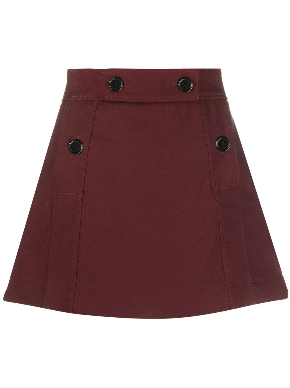 

Plan C A-line mini skirt - Red