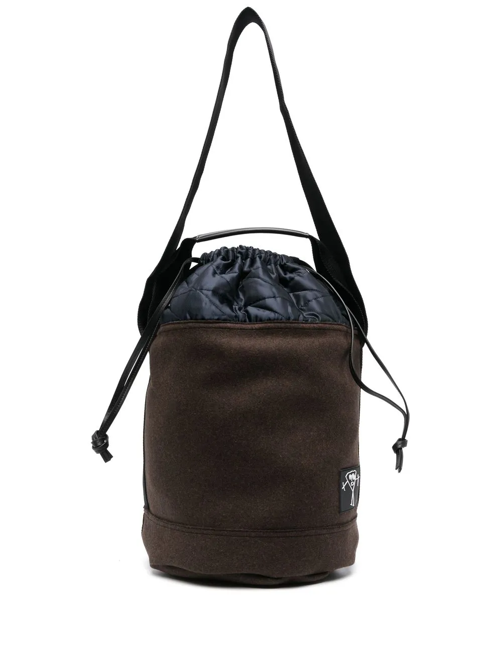 

Plan C wool bucket bag - Brown