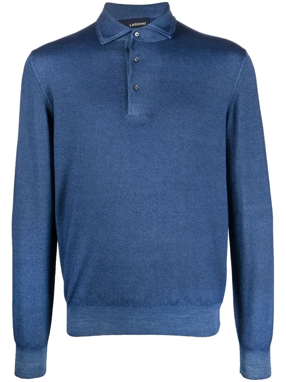 

Lardini long-sleeve polo shirt - Blue